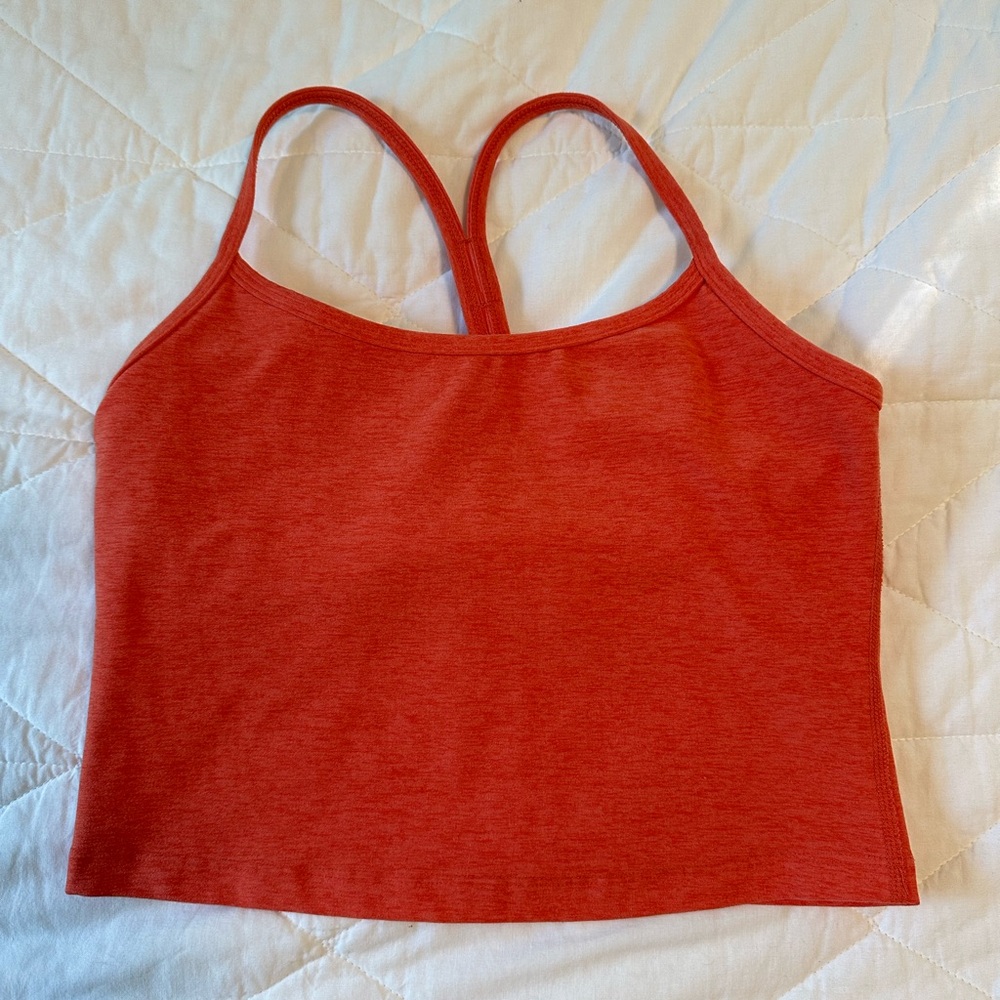 Beyond Yoga Spacedye Slim Racerback Cropped
Tank Fresh Coral Heather Small